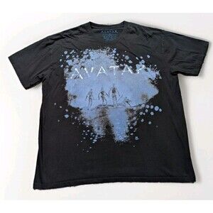 Avatar Movie Promo Big Graphic T-Shirt James Cameron Na’ vi Size XXL